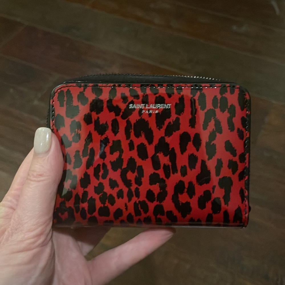 Very Gently Loved Saint Laurent Baby Cat Wallet